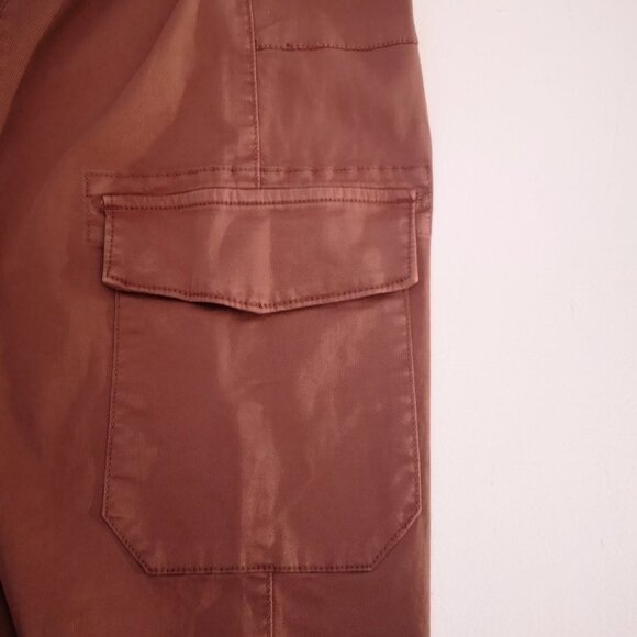 NWT Denver Hayes Ladies Rust Mid Rise Straight Crop Pants - Picture 10 of 14
